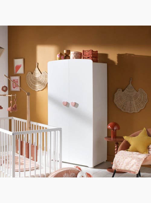 Habitación completa para bebé Basic, cama de 120 x 60 con barandillas, cómoda con - BABYPRICE - Kiabi