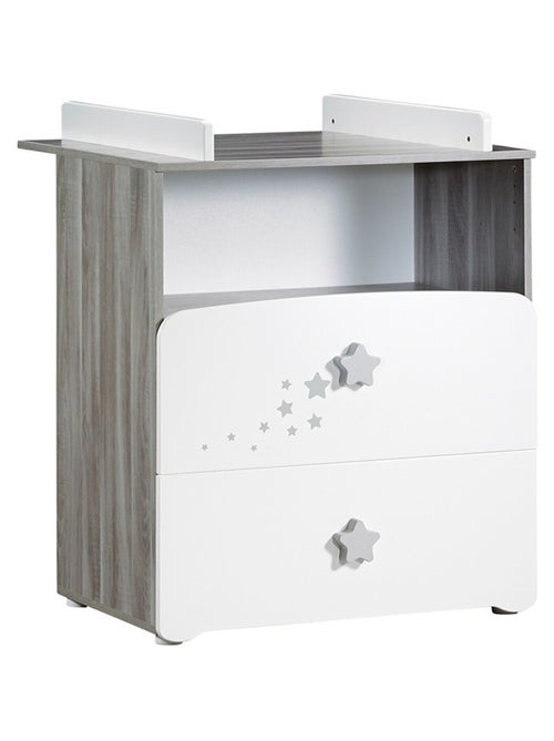 Habitación doble con cama, cómoda y hornacina de madera - BABYPRICE - Kiabi