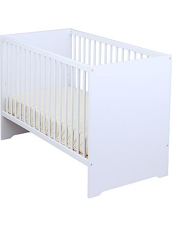 Habitación doble para bebés: cama de 120 x 60 y cómoda con cambiador de 2 puertas en - BABYPRICE