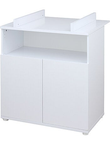 Habitación doble para bebés: cama de 120 x 60 y cómoda con cambiador de 2 puertas en - BABYPRICE