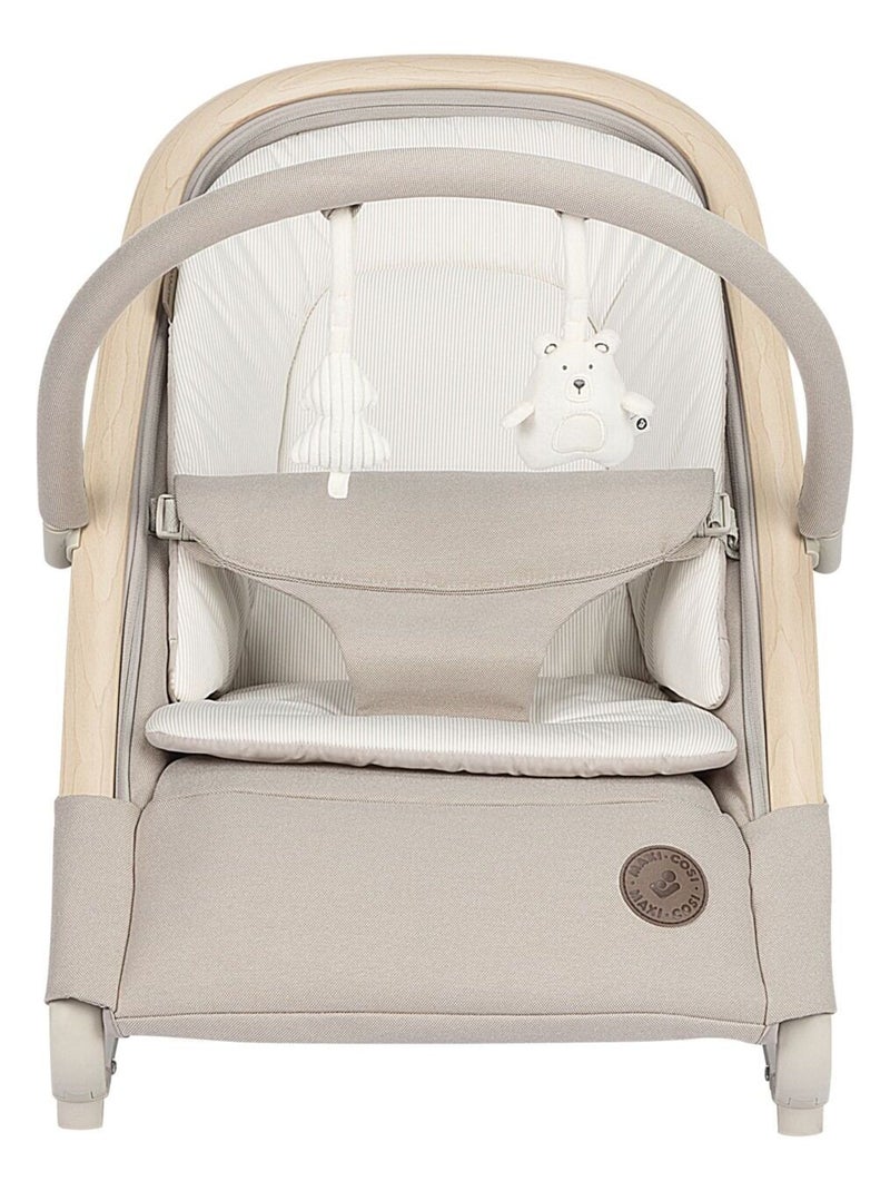 Hamaca bebé KORI ECO con función balancín Beige - Kiabi