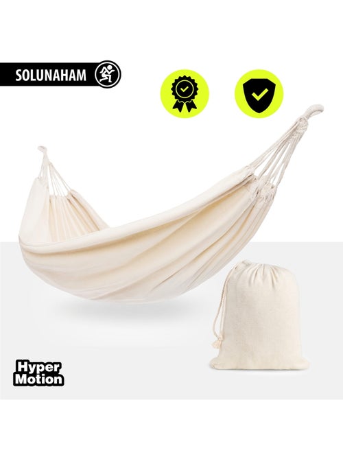 Hamaca colgante boho con funda de transporte ligera 200 x 150 cm - Kiabi