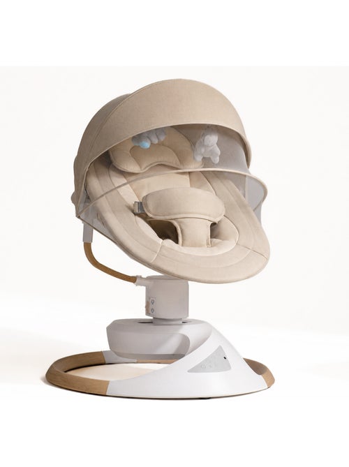 Hamaca / columpio eléctrico para bebé Emy de BEBE2LUXE Balanceo natural Beige - Kiabi Hamaca / columpio eléctrico para bebé Emy de BEBE2LUXE Balanceo natural Beige - Kiabi