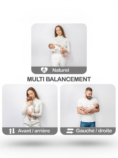 Hamaca / columpio eléctrico para bebé Emy de BEBE2LUXE Balanceo natural Beige - Kiabi Hamaca / columpio eléctrico para bebé Emy de BEBE2LUXE Balanceo natural Beige - Kiabi