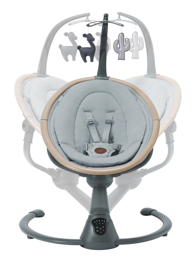 Hamaca / Mecedora eléctrica Cassia ECO Gris - Kiabi