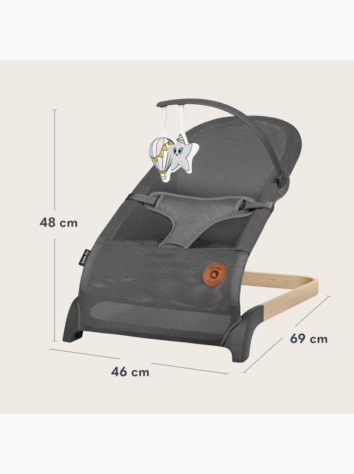 Hamaca para bebé LIONELO June Air - Movimiento de balanceo natural - Ligera - Plegado plano - Kiabi