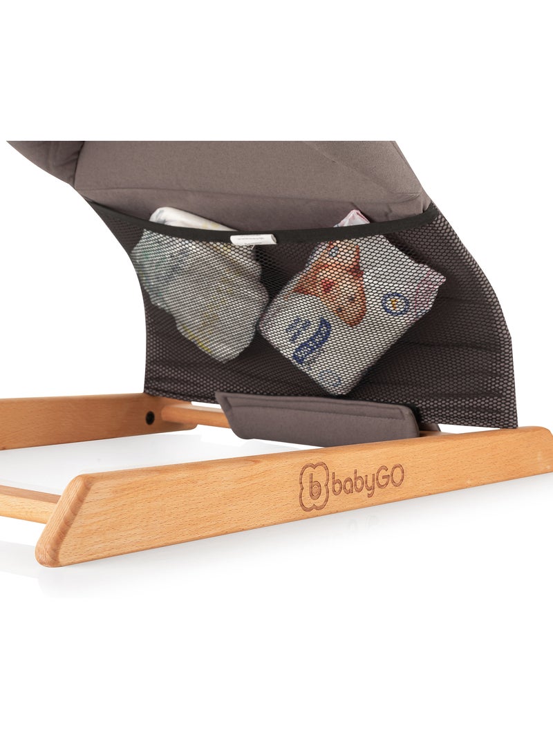 Hamaca para bebé skippy - babygo Gris - Kiabi