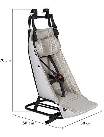 Hamaca para remolque de bicicleta LIONELO Cama– De 1 a 10 meses– Tapicería ventilada y reposacabezas
