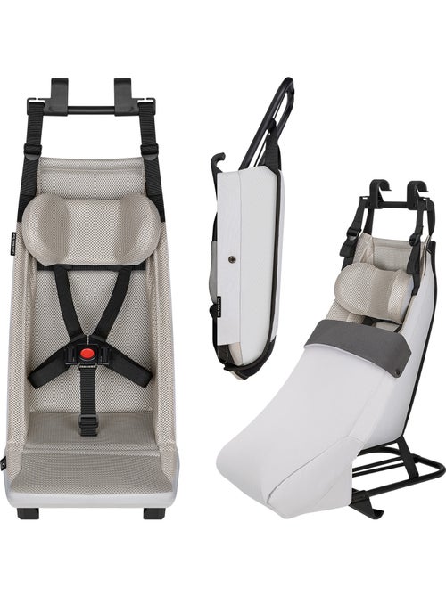 Hamaca para remolque de bicicleta LIONELO Cama– De 1 a 10 meses– Tapicería ventilada y reposacabezas - Kiabi