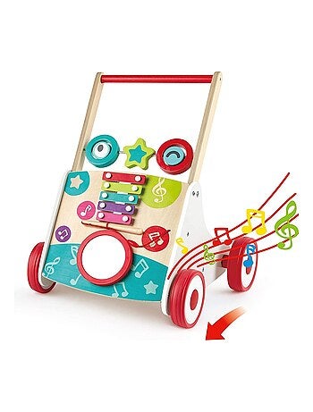 HAPE - Andador musical con instrumentos - 40,5 x 41,5 x 50 cm - A partir de 10 meses