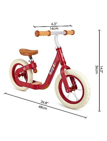 HAPE - Bicicleta sin pedales roja