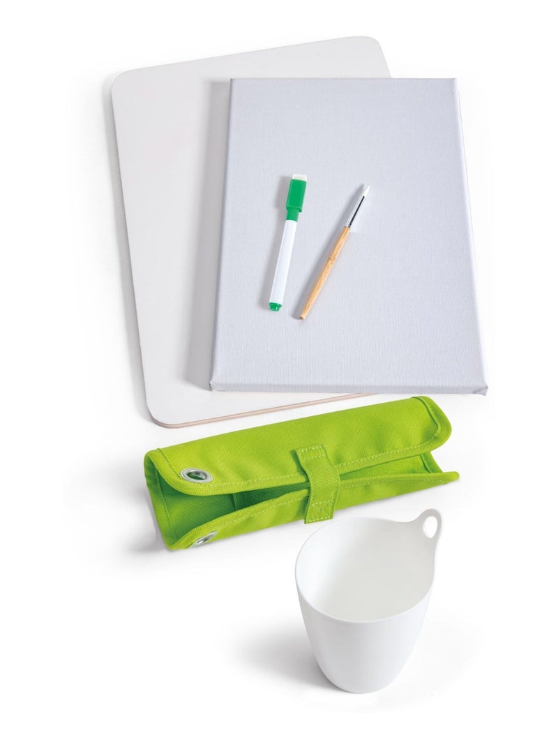 HAPE - Caballete portátil de bambú - A partir de 4 años Verde - Kiabi