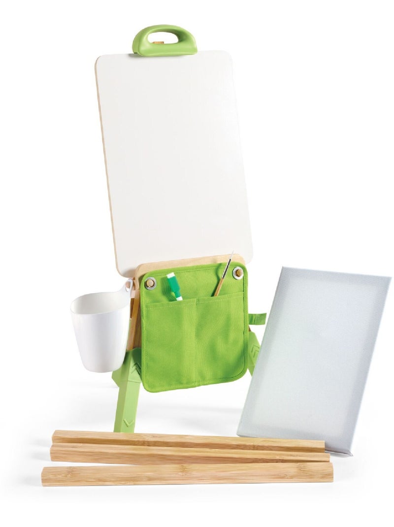 HAPE - Caballete portátil de bambú - A partir de 4 años Verde - Kiabi