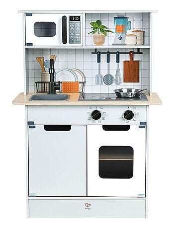 HAPE - Cocina infantil interactiva de madera - 60 x 91,8 x 30 cm - A partir de 3 años
