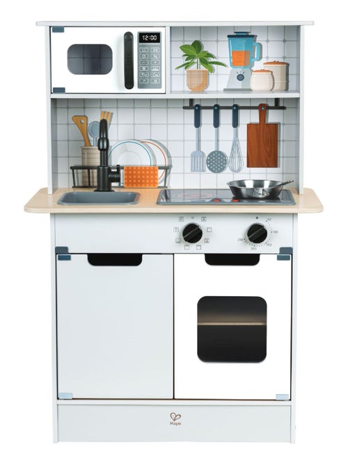 HAPE - Cocina infantil interactiva de madera - 60 x 91,8 x 30 cm - A partir de 3 años - Kiabi