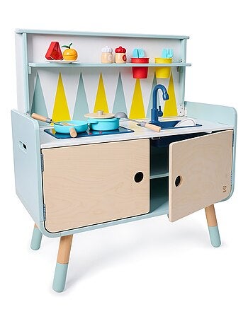 HAPE - Cómoda infantil/Cocina de madera 2 en 1 PLAY FURNITURE