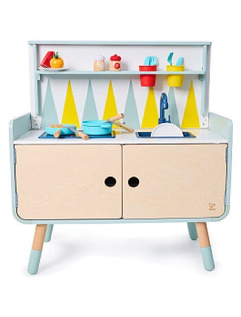HAPE - Cómoda infantil/Cocina de madera 2 en 1 PLAY FURNITURE