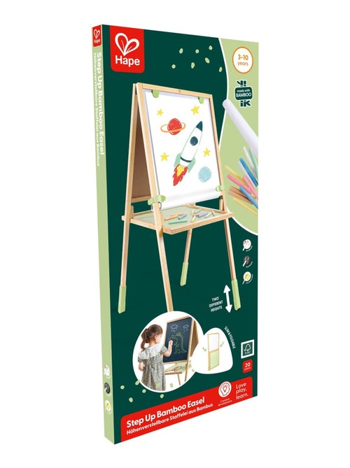 Hape - Tabla de bambú 2 en 1 - Kiabi Hape - Tabla de bambú 2 en 1 - Kiabi