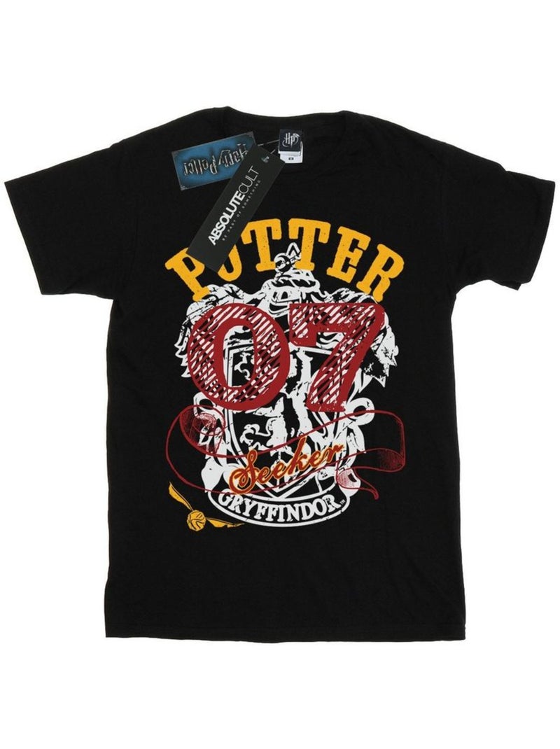 Harry Potter - Camiseta Gryffindor Seeker para Hombre Negro - Kiabi