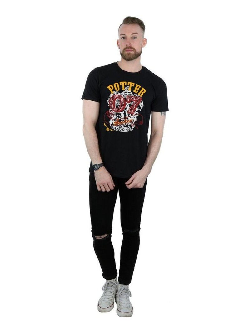 Harry Potter - Camiseta Gryffindor Seeker para Hombre Negro - Kiabi