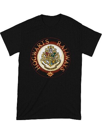Harry Potter - Camiseta Hogwarts Railway Circle para Adultos Unisex