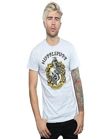 Harry Potter - Camiseta Hufflepuff de Algodón para Hombre