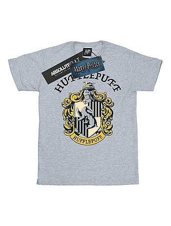 Harry Potter - Camiseta Hufflepuff de Algodón para Hombre