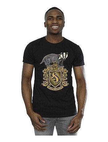 Harry Potter - Camiseta Hufflepuff Escudo para Hombre