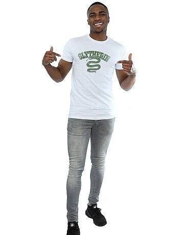 Harry Potter - Camiseta Slytherin Emblema para Hombre