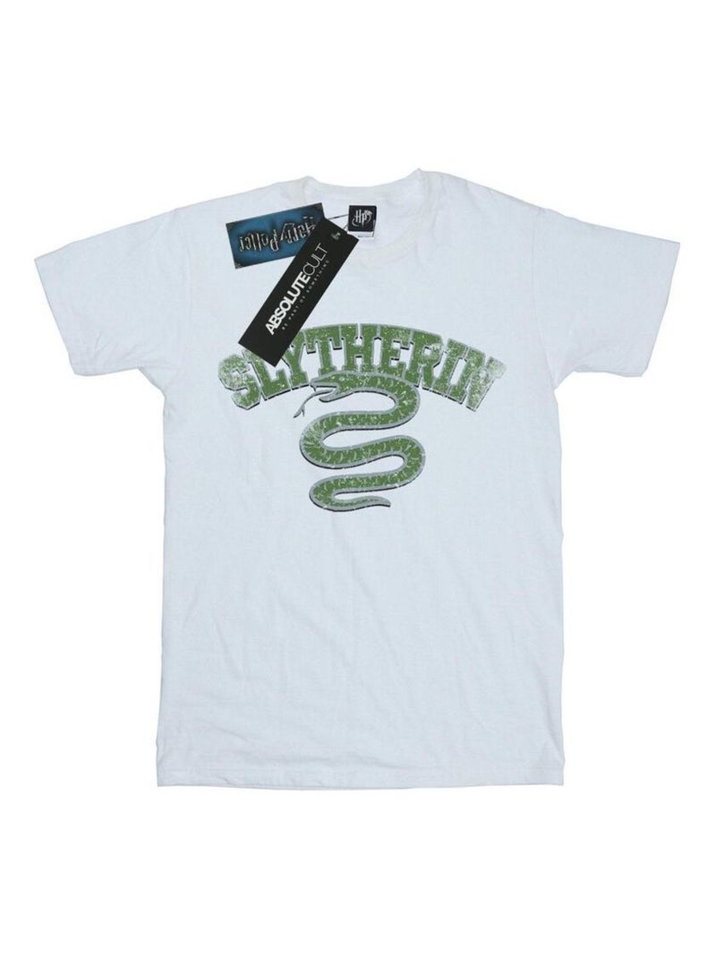 Harry Potter - Camiseta Slytherin Emblema para Hombre Blanco - Kiabi