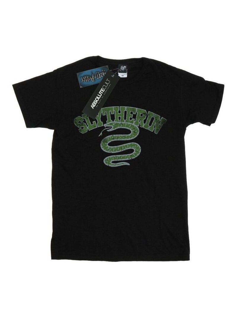 Harry Potter - Camiseta Slytherin Emblema para Hombre Negro - Kiabi
