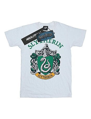Harry Potter - Camiseta Slytherin Escudo para Hombre