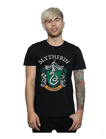 Harry Potter - Camiseta Slytherin Escudo para Hombre