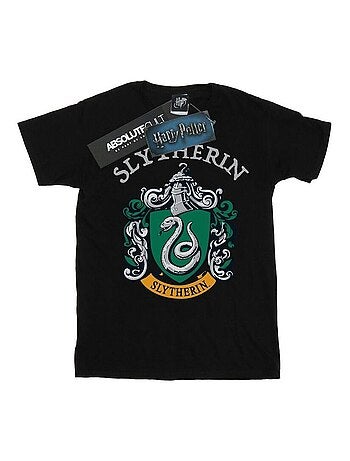 Harry Potter - Camiseta Slytherin Escudo para Hombre