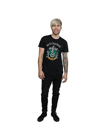 Harry Potter - Camiseta Slytherin Escudo para Hombre