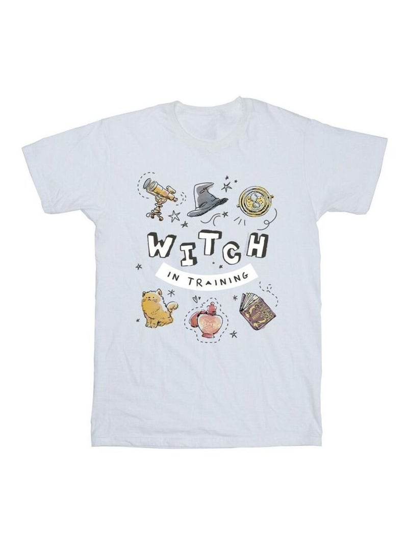 Harry Potter - Camiseta Witch In Training para Hombre Blanco - Kiabi