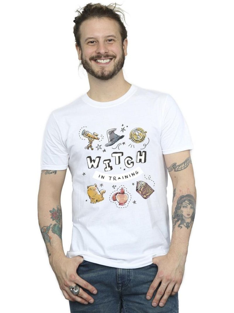 Harry Potter - Camiseta Witch In Training para Hombre Blanco - Kiabi