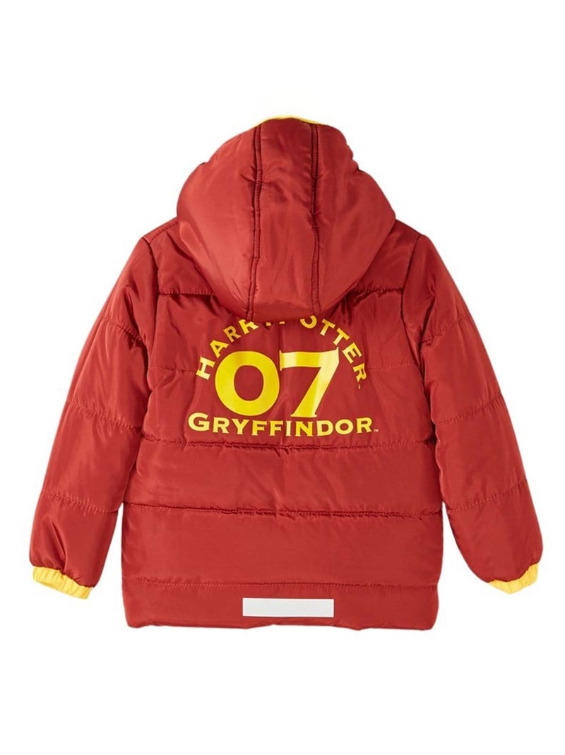 Harry Potter - Chaqueta acolchada con capucha Burdeos - Kiabi