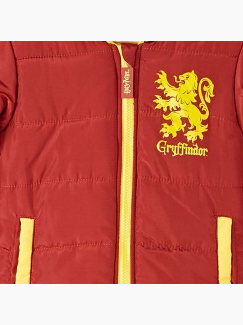 Harry Potter - Chaqueta acolchada con capucha Burdeos - Kiabi