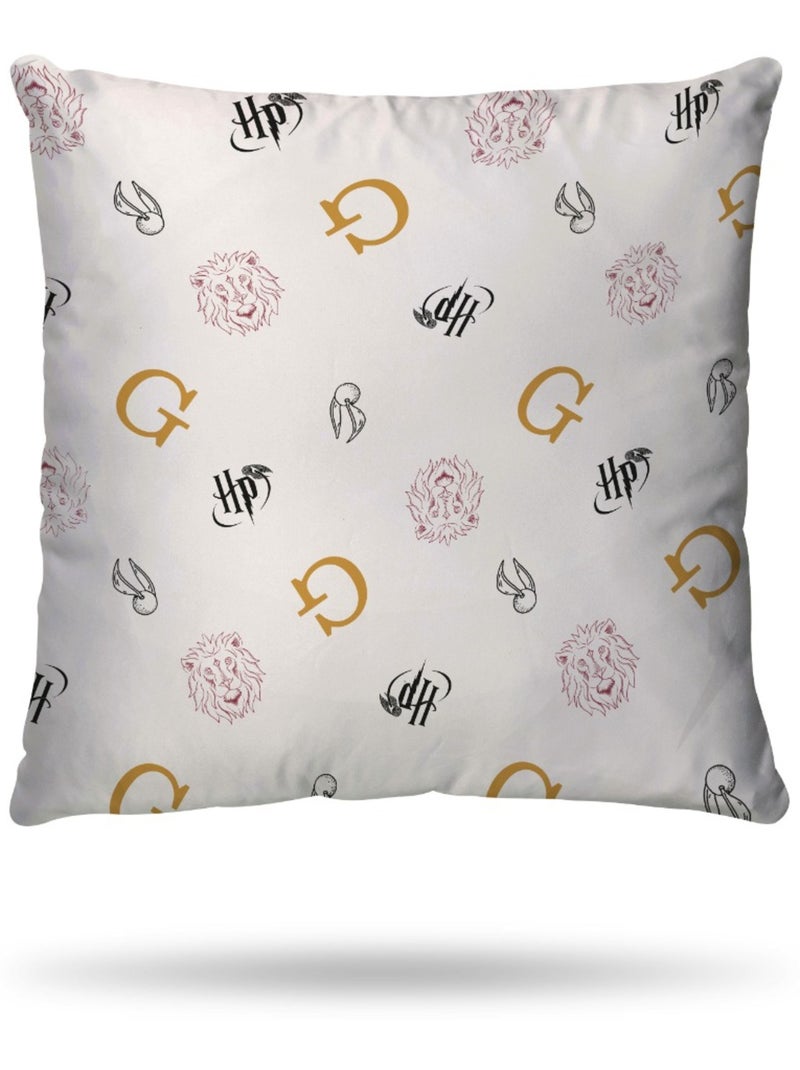 Harry Potter - Juego de sábanas infantil 100% algodón Gryffindor León - Funda nórdica 140x200 cm Blanco - Kiabi