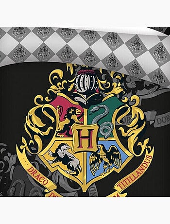 Harry Potter - Juego de sabanas infantil Blasón Dorado - Funda nórdica 140x200 cm
