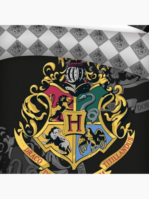 Harry Potter - Juego de sabanas infantil Blasón Dorado - Funda nórdica 140x200 cm - Kiabi