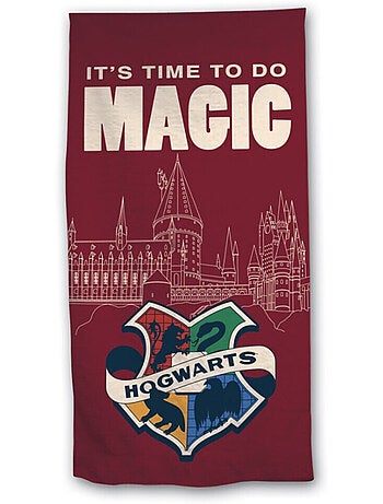 Harry Potter - Toalla de baño infantil de algodón Magic - Toalla de playa 70 x 140 cm