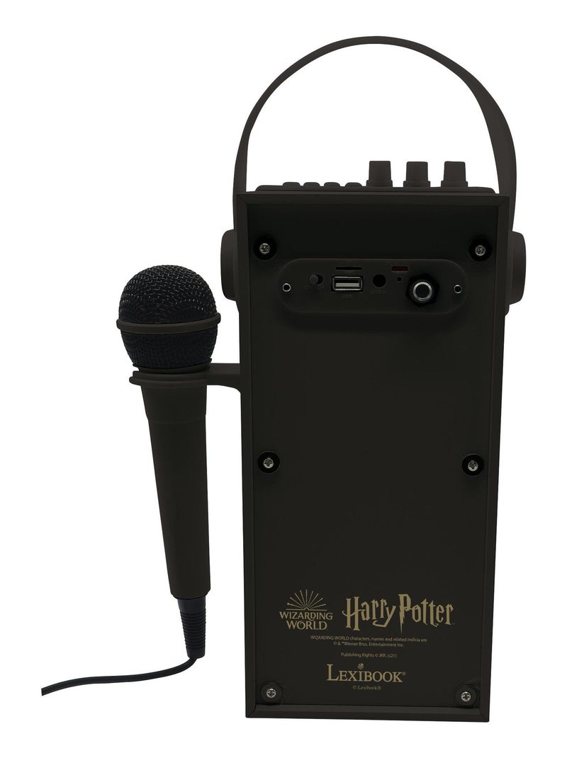 Harry Potter Altavoz puerto?til Bluetooth? con luces y micr?fono Negro - Kiabi