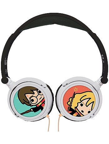 Harry Potter Auriculares estéreo plegables con cable y limitación segura del volumen