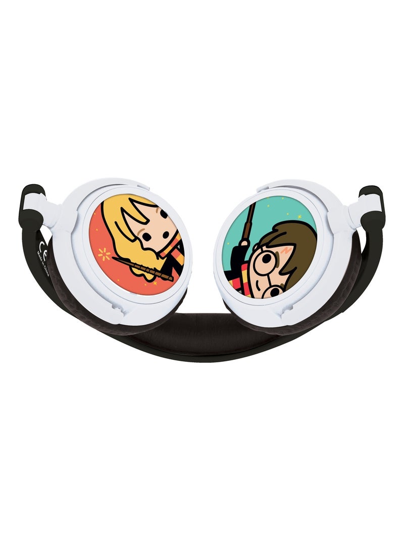 Harry Potter Auriculares estéreo plegables con cable y limitación segura del volumen Blanco - Kiabi