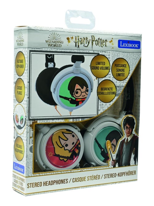 Harry Potter Auriculares estéreo plegables con cable y limitación segura del volumen - Kiabi