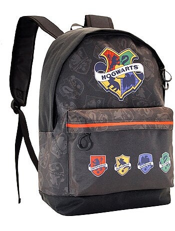 Harry potter college mochila hs fan, gris