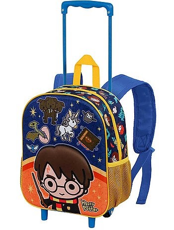Harry Potter Crest Mochila 3D con Ruedas Pequeña, Naranja