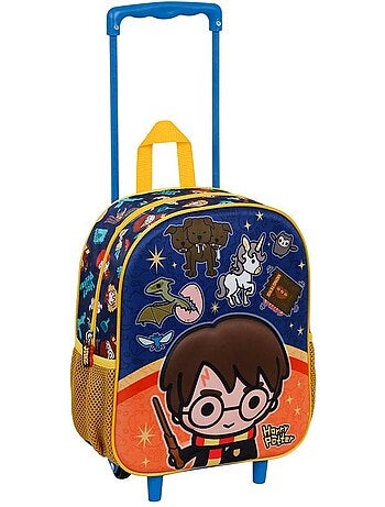 Harry Potter Crest Mochila 3D con Ruedas Pequeña, Naranja
